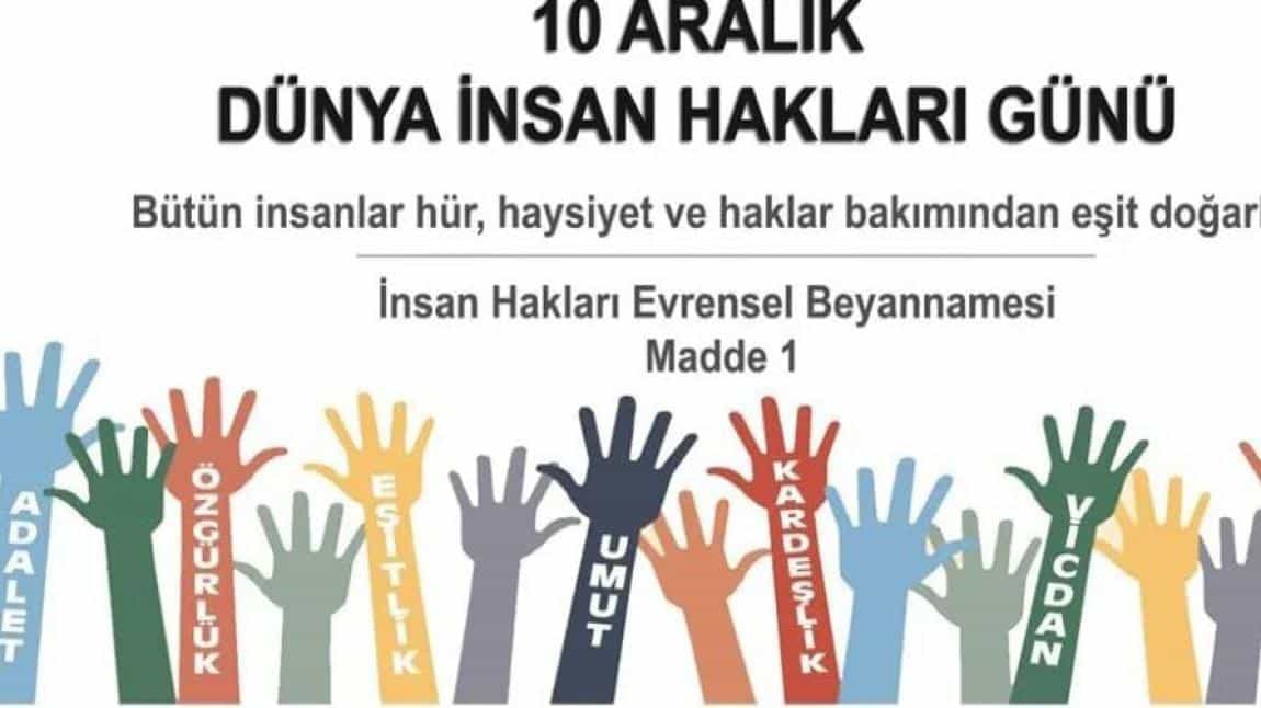 10 ARALIK DÜNYA İNSAN HAKLARI GÜNÜ